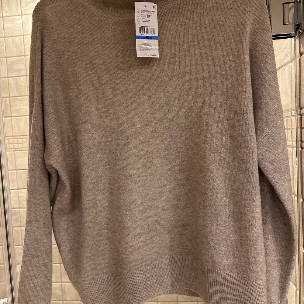 Karen Kane Women's Oat Mock Neck Sweater, NW